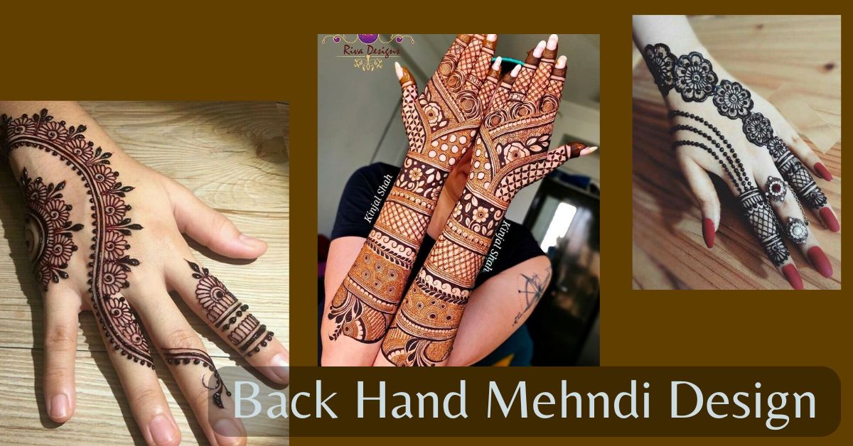 Top Back Hand Mehndi Design