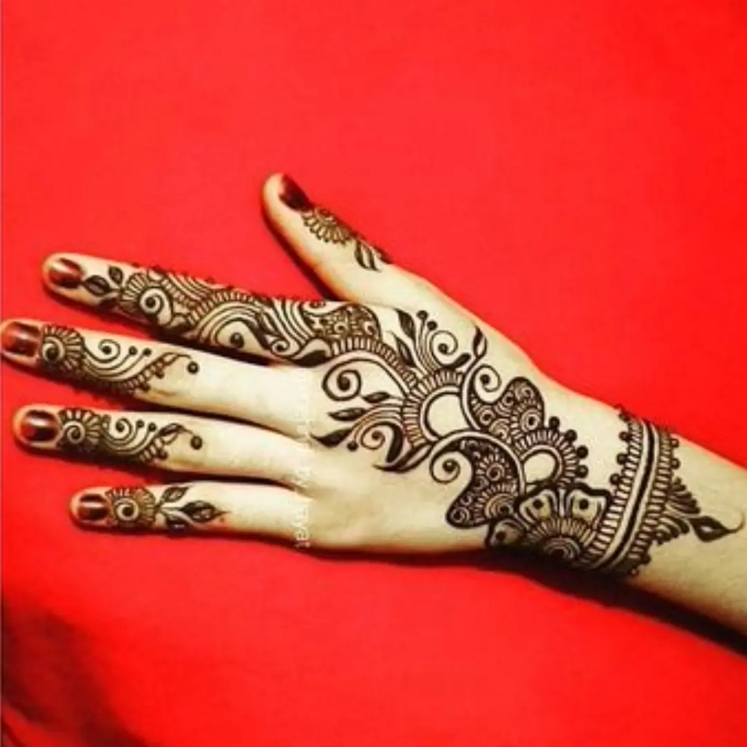 Mehndi Design Easy And Beautiful Images Back Hand