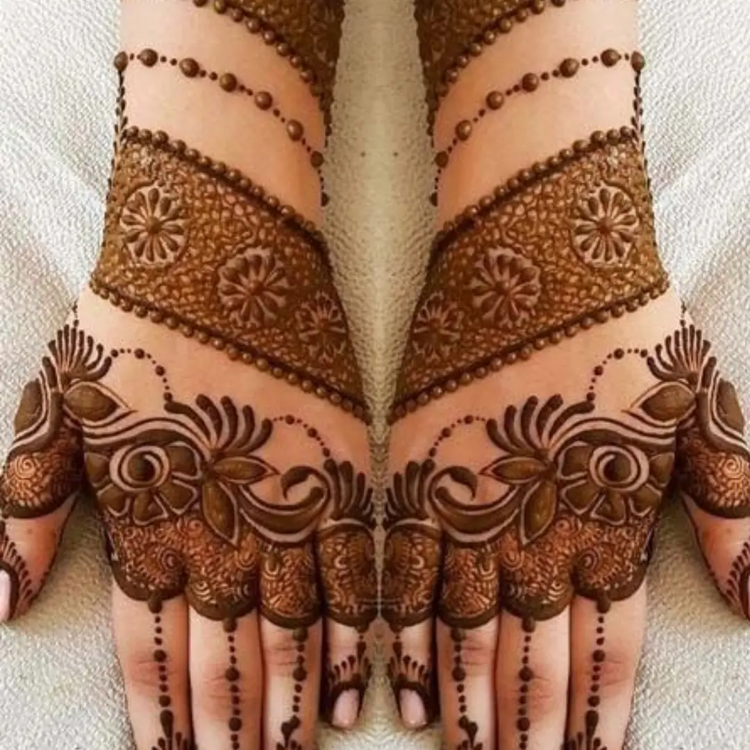 Back Hand Arabic Mehndi Designs