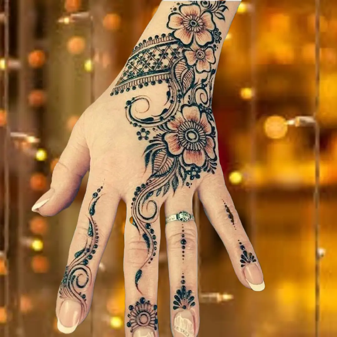 Mehndi Designs Simple And Easy Back Hand