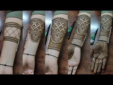 Dulha Dulhan Mehndi Design Step By Step