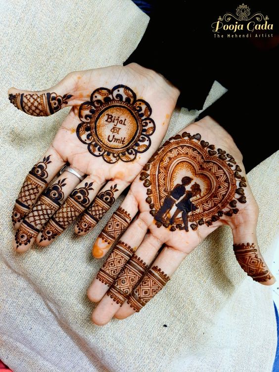 Dulha Mehndi Design Pic