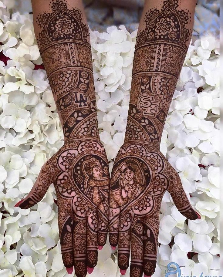 Dulhan Mehndi Design Dulha Dulhan