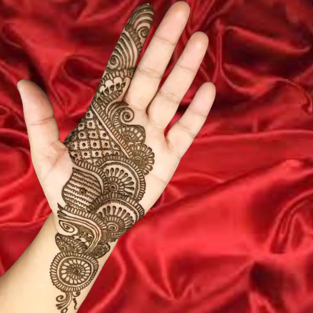 Front Hand Mehndi Design Simple And Easy
