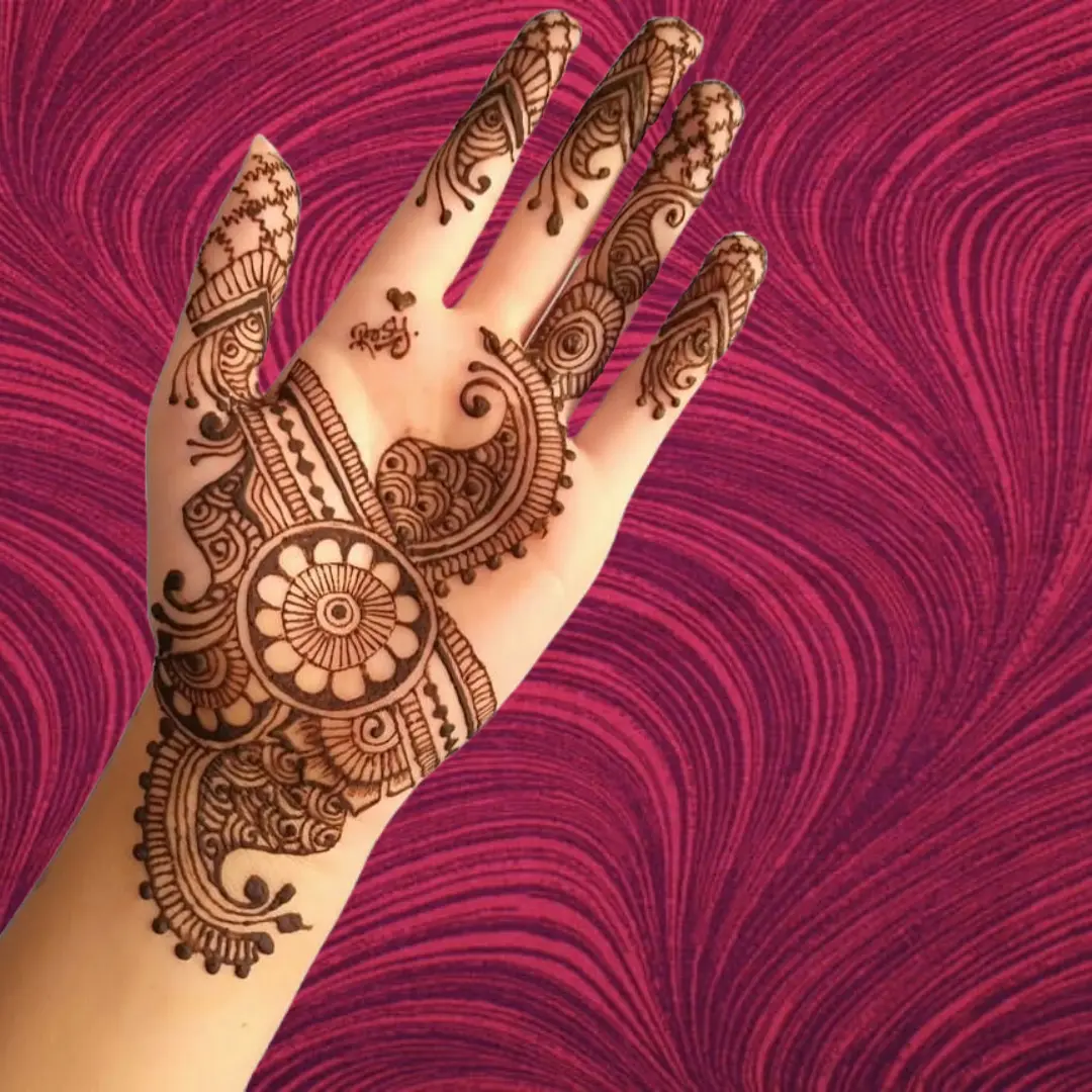 Beautiful Mehndi Designs Front Hand
