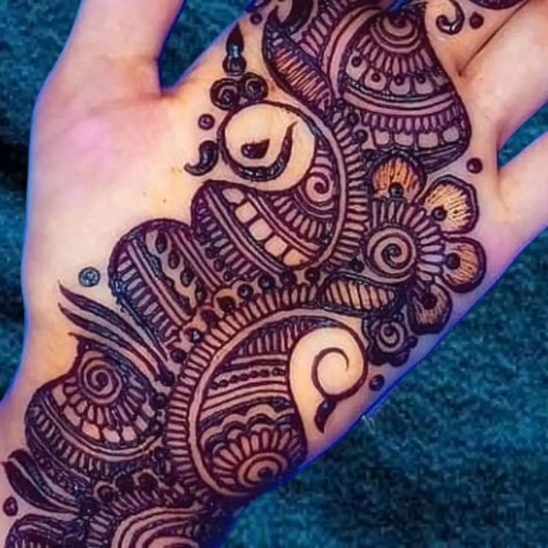 Mehndi Designs Simple And Easy Front Hand