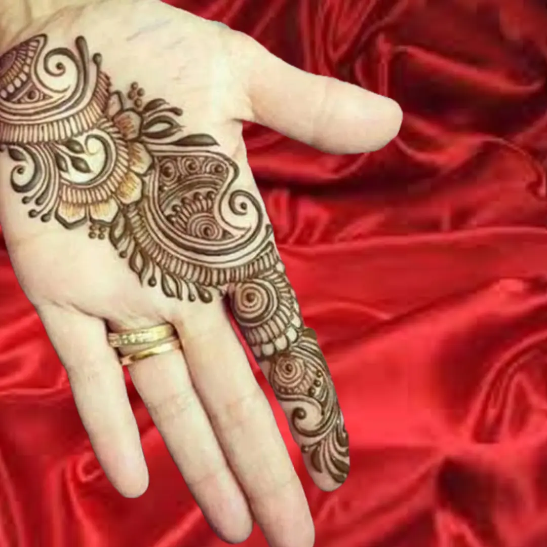 Dulhan Mehndi Designs Simple And Easy Front Hand