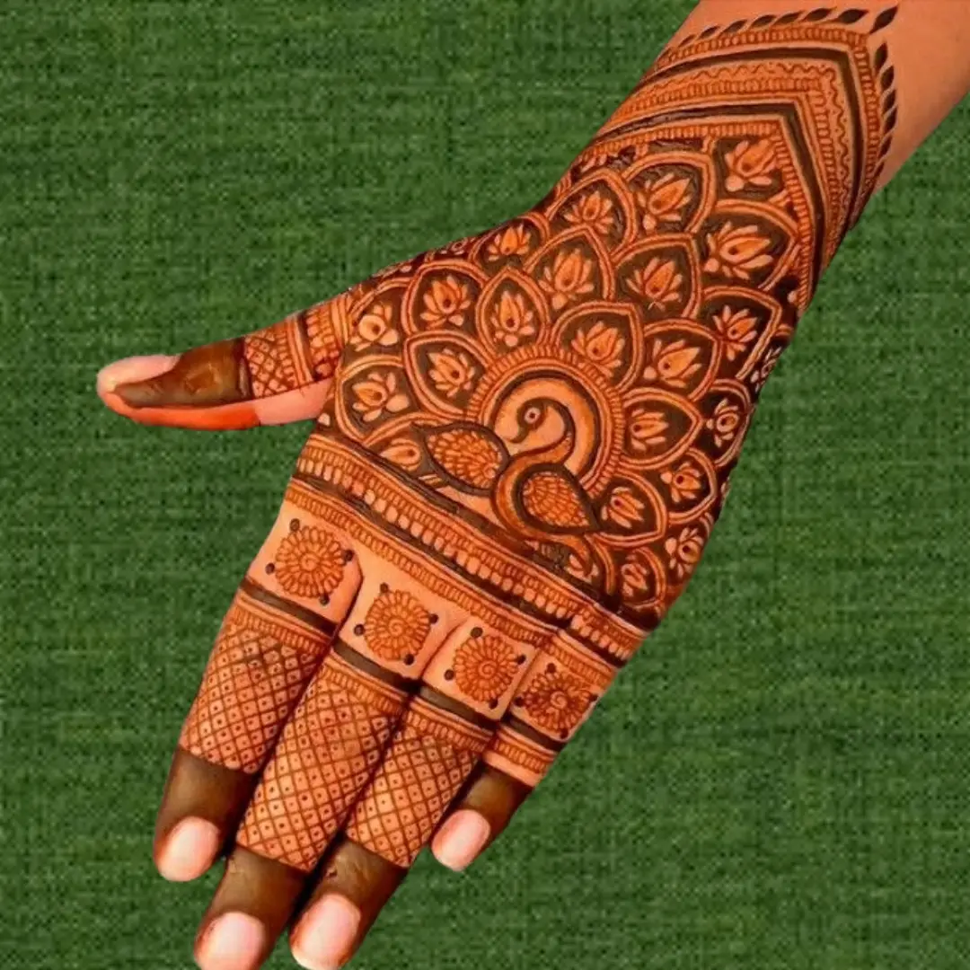 Mehndi Design Simple And Beautiful Back Hand