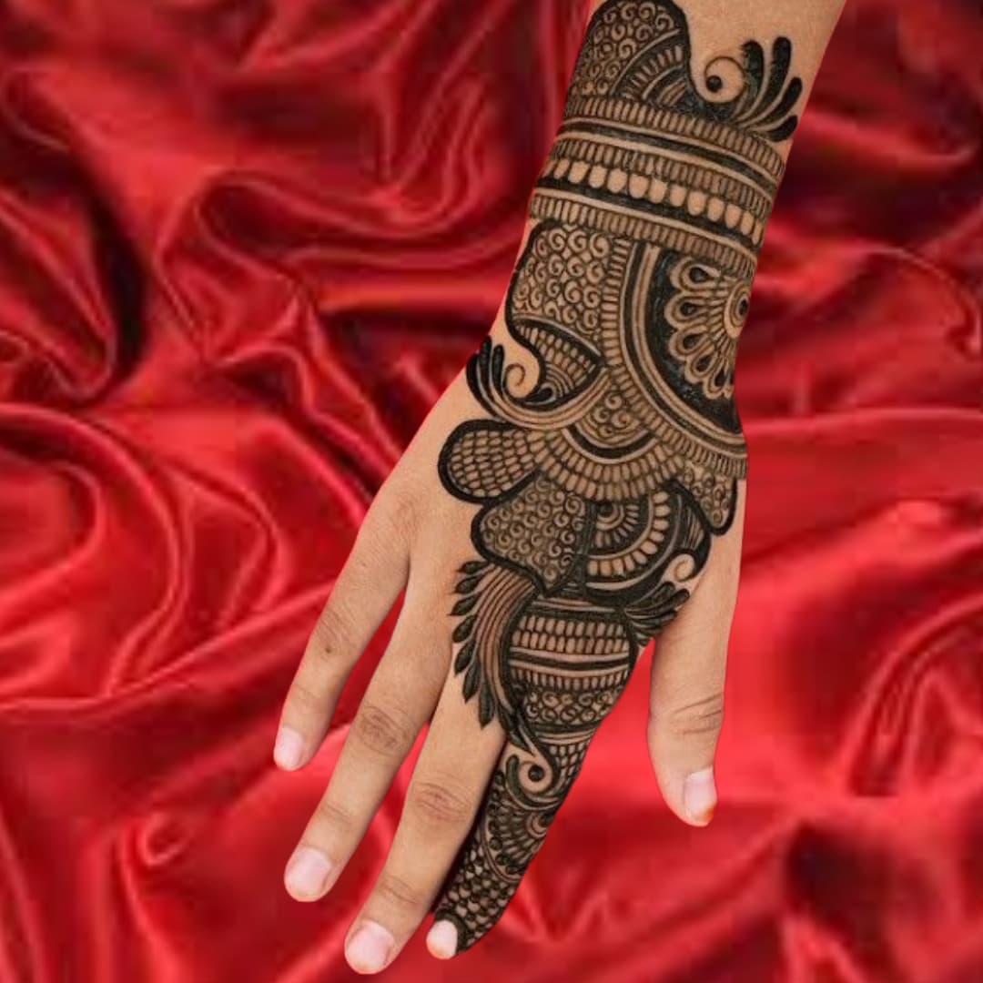 Mandala Mehndi Designs For Back Hand