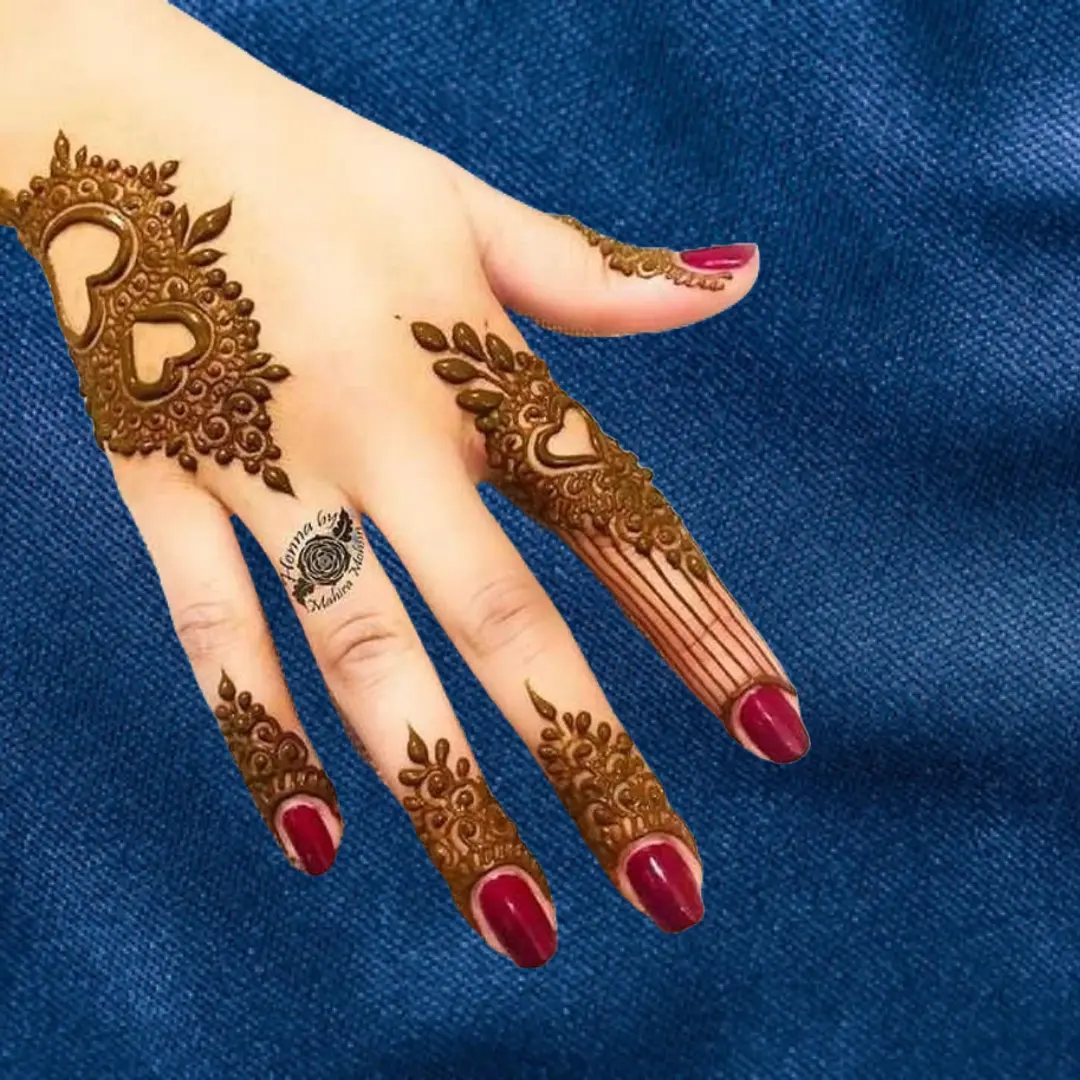 Easy And Simple Mehndi Design For Back Hand
