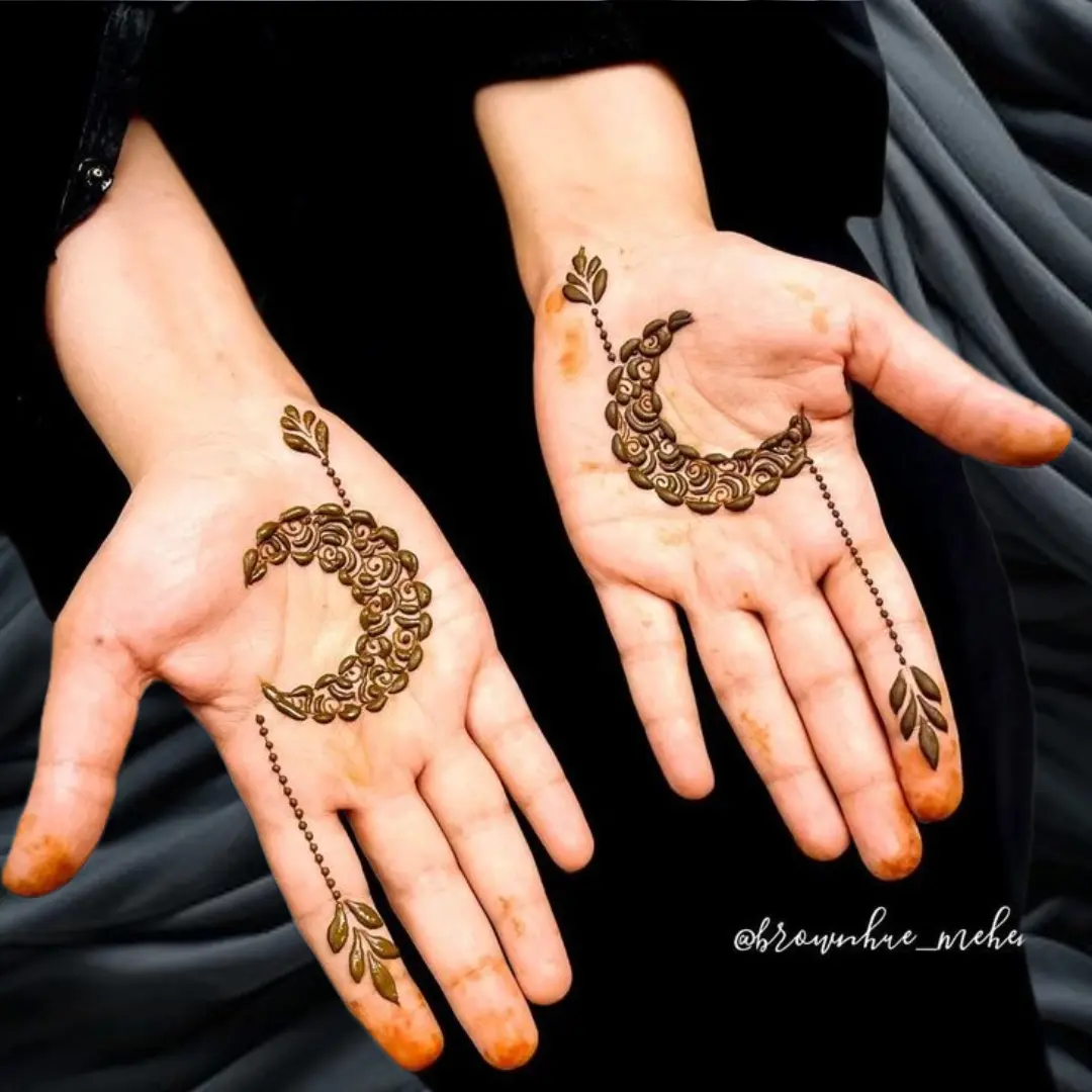 Front Hand Mehndi Design Arabic