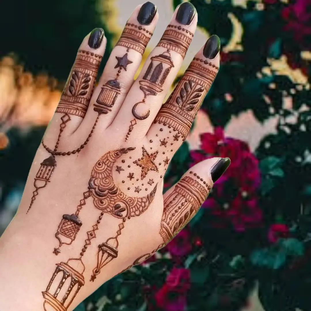 Arabic Front Hand Mehndi Design