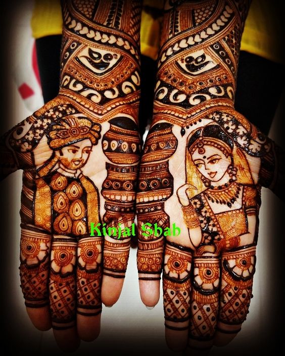 Mehndi Design Dulha Dulhan Ki