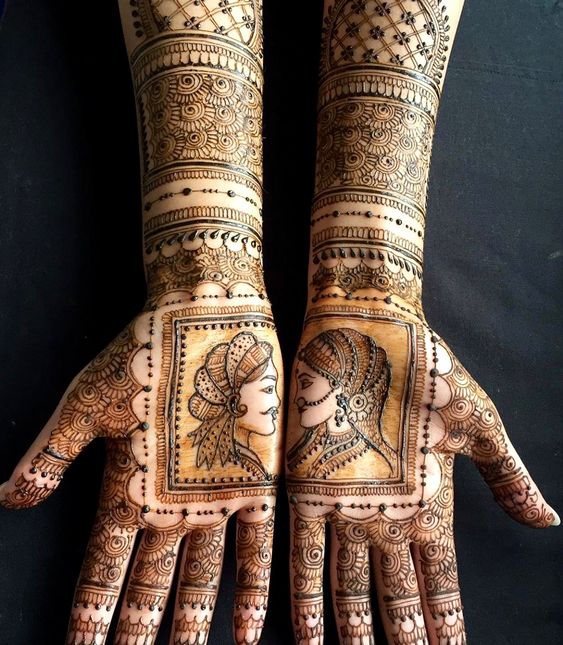 Mehndi Design Dulha Dulhan