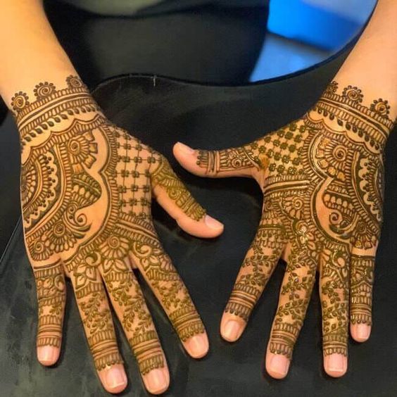 Mehndi Designs For Dulha Hands