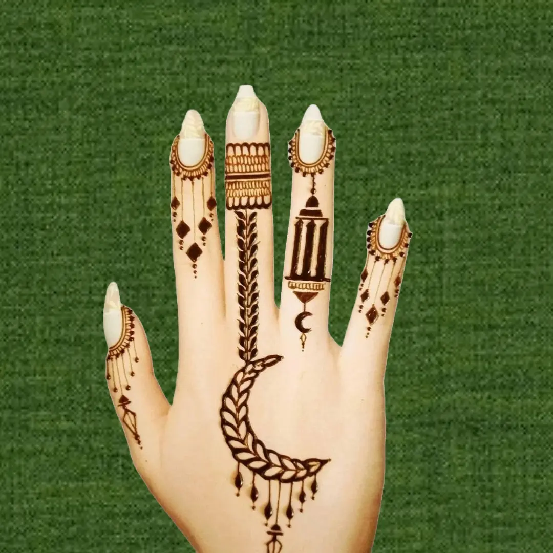 Ramadan back hand Mehndi Design 