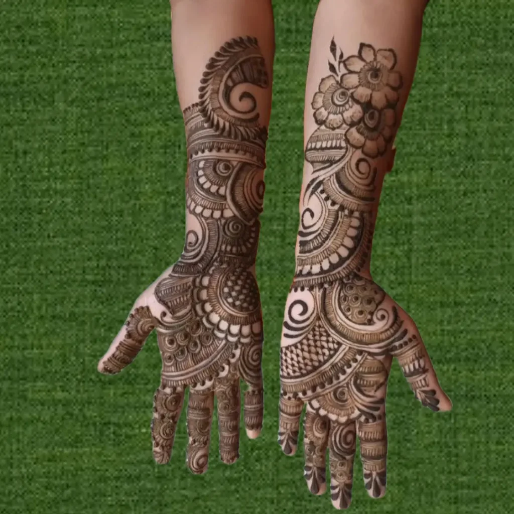 Stylish Mehndi Design for Full-Hand 