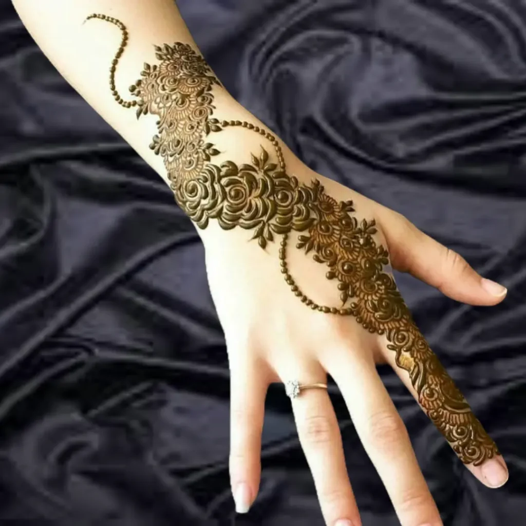 Stylish Trendy Full Hand Mehndi Design 