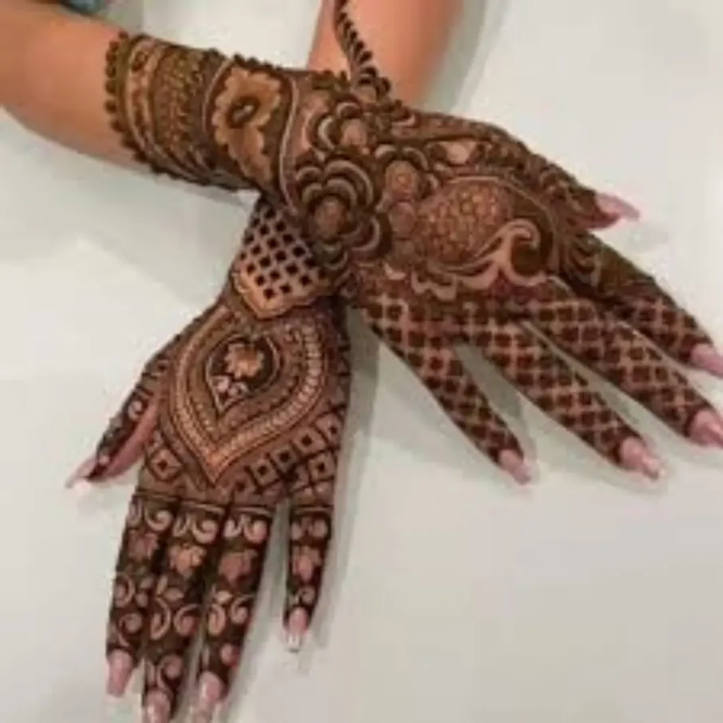 Back Side Mehndi Design for Beginners 1 Back Side Mehndi Design