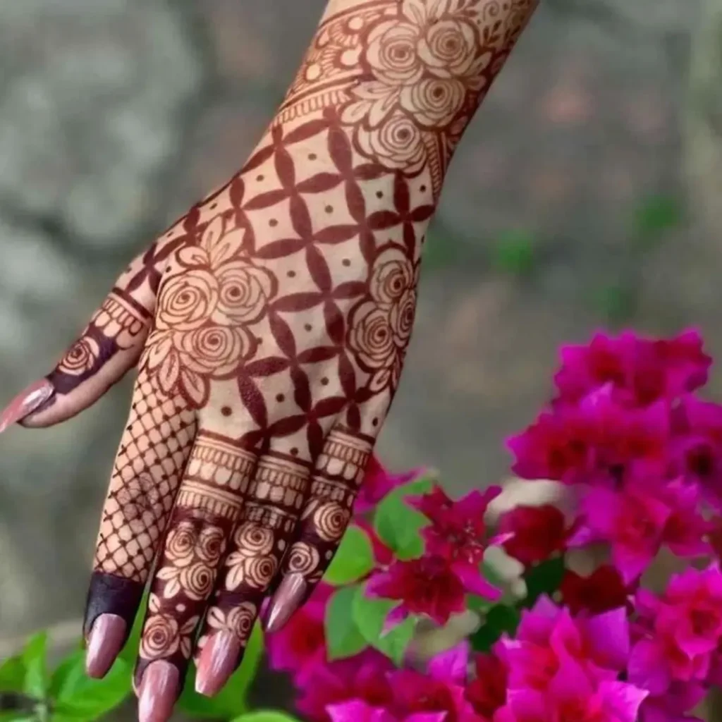 Back Side Mehndi Design for Festivals Celebrating Joy and Festivity Back Side Mehndi Design