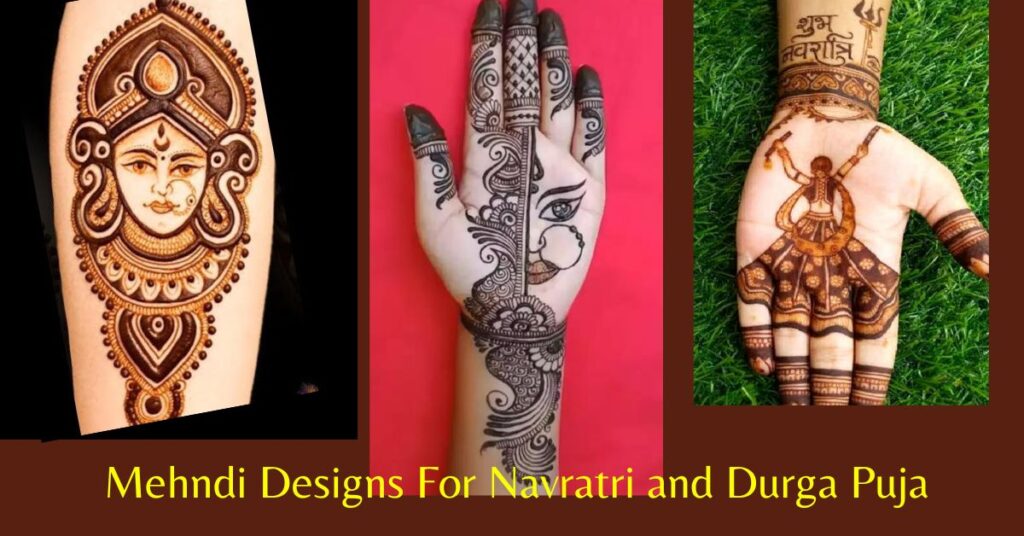 Mehndi Designs For Navratri and Durga Puja